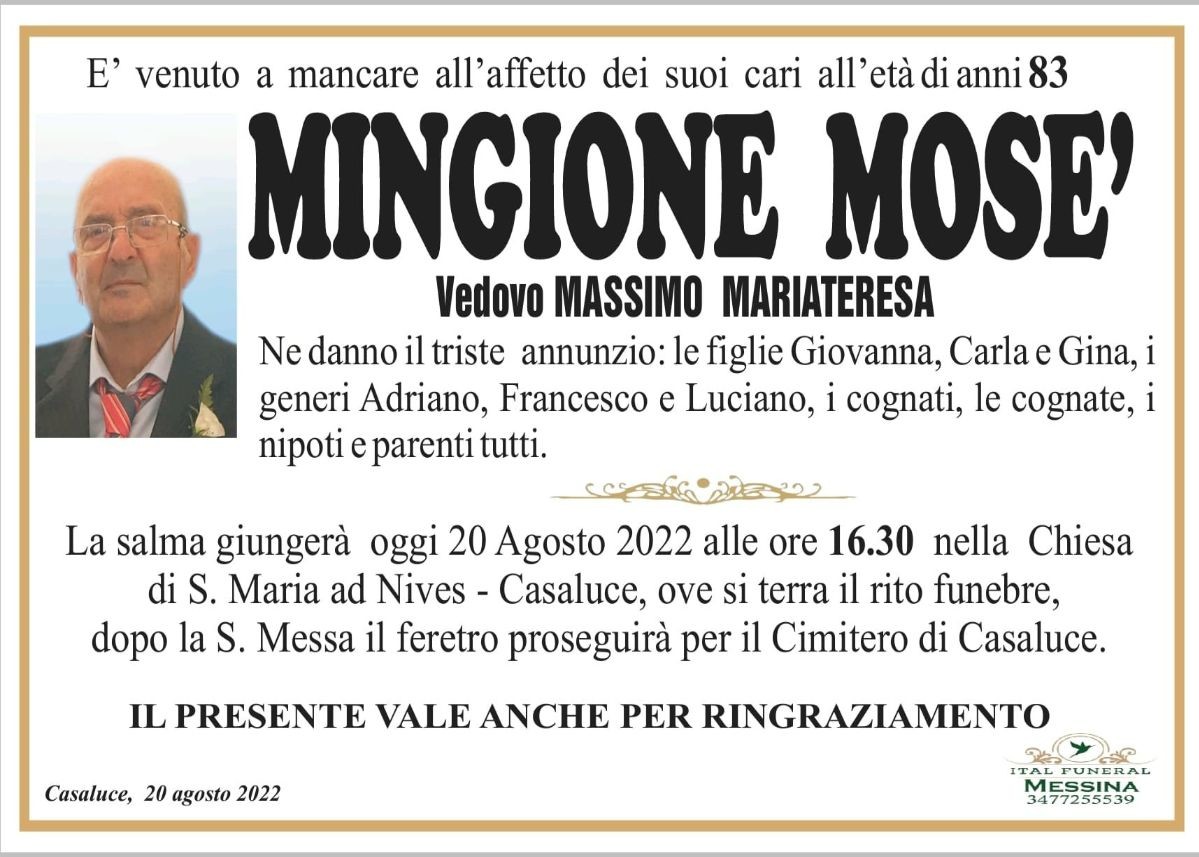 Mosè Mingione