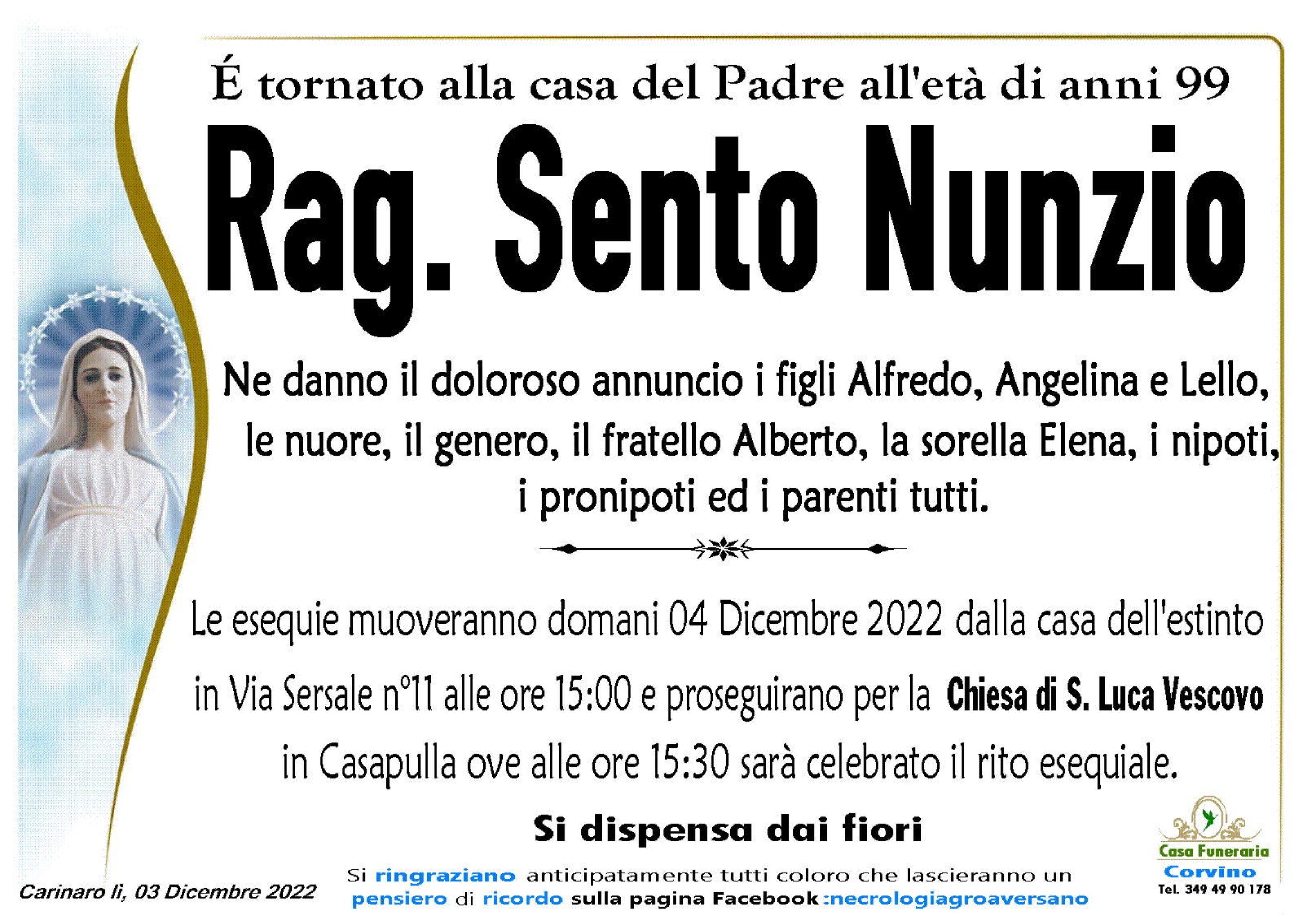 Rag. Nunzio Sento