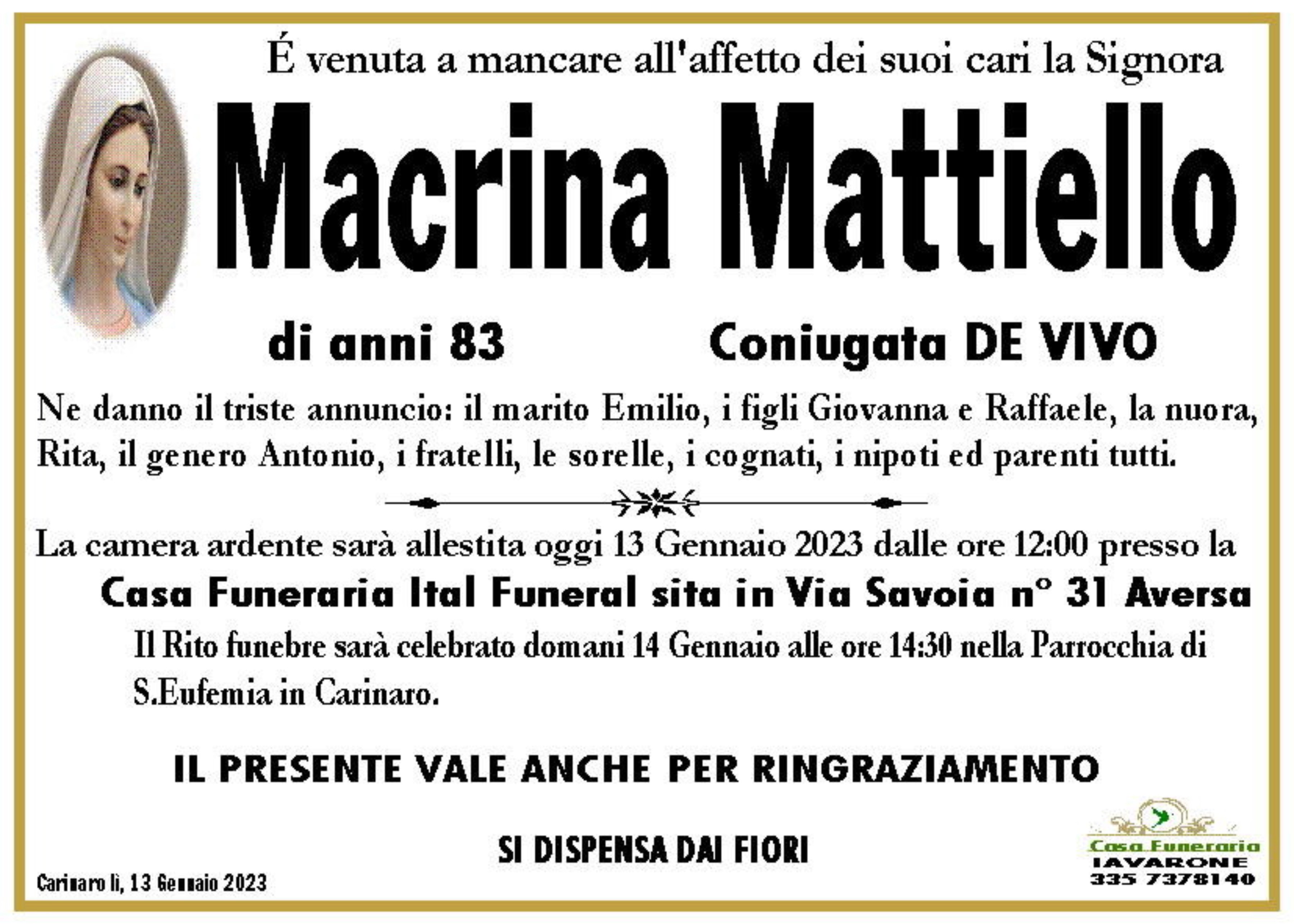 Macrina Mattiello