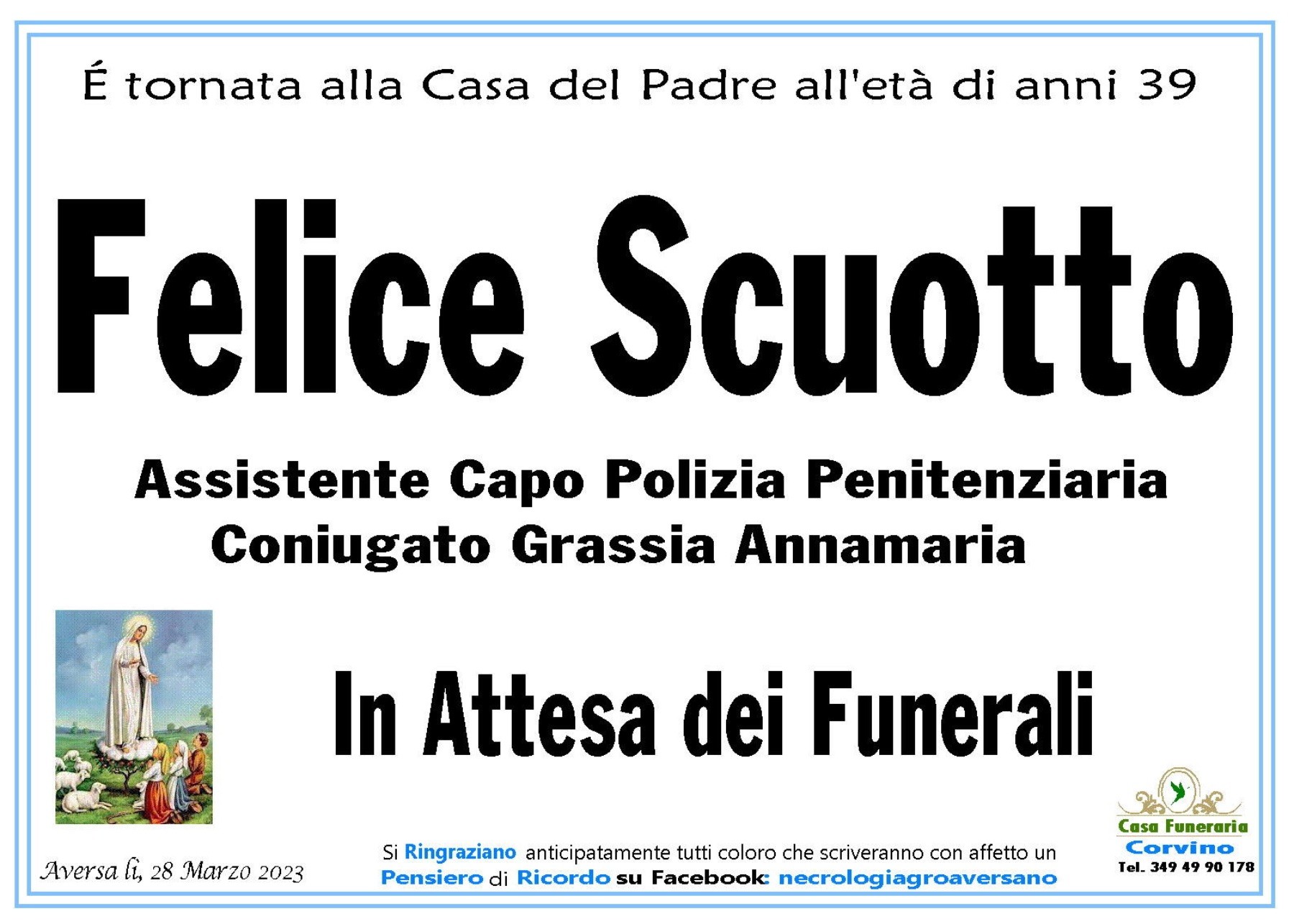 Ass. Capo Polizia Penitenziaria Felice Scuotto